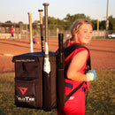 VeloTee 2.0 Baseball & Softball Bat Bag with Batting Tee