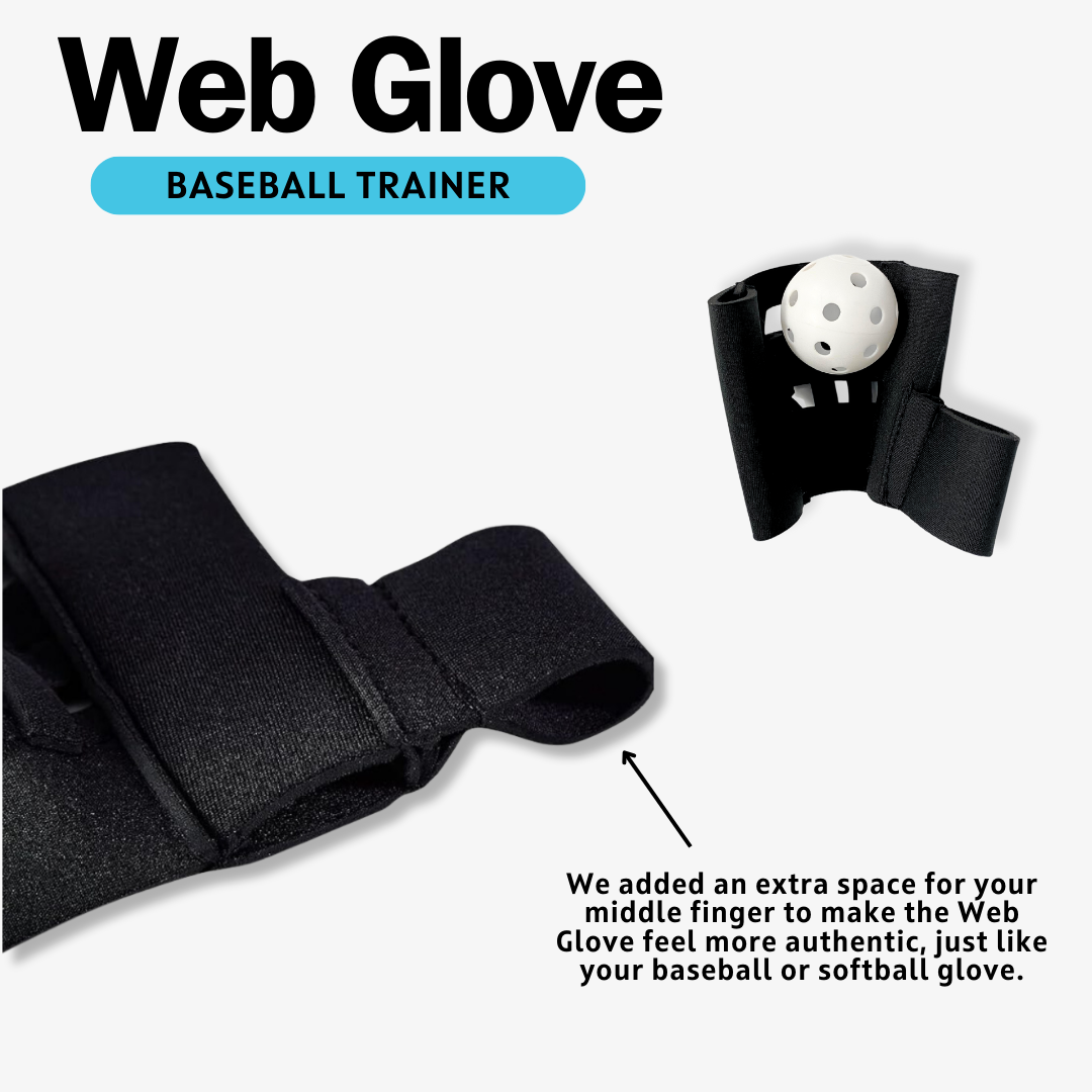 Mini web glove for softball training