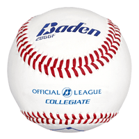 Official League Collegiate Flat Seam Baseballs-1 dozen