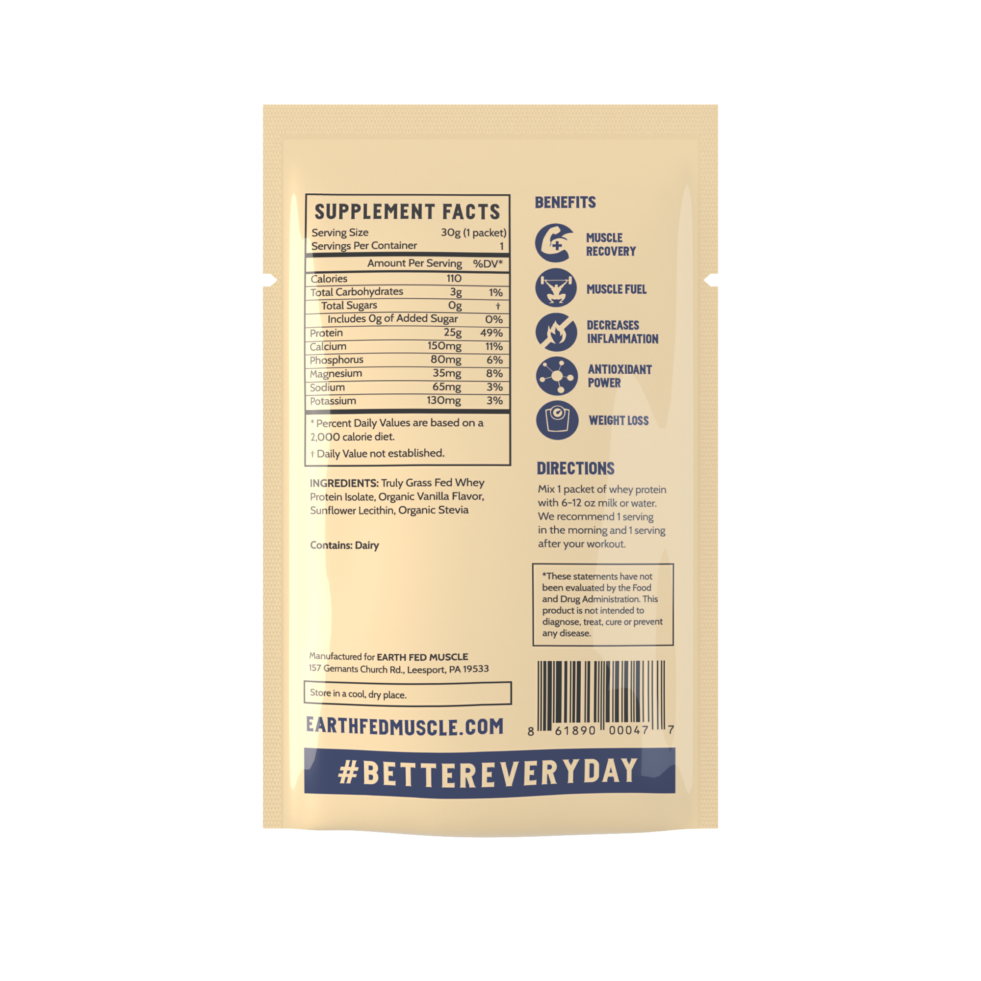 Single Serving Whey Protein Packs - HECOstix