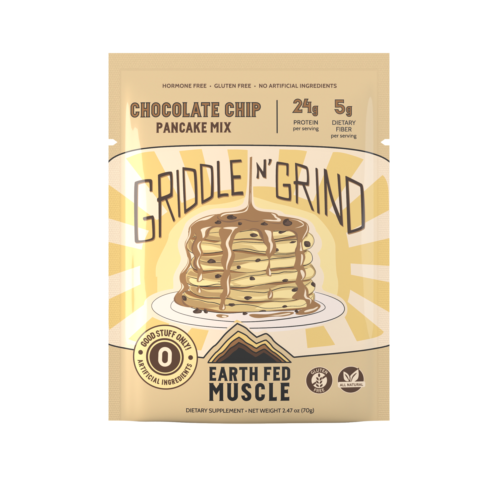 Single Serving Griddle'n'Grind Pancake Mix Packs - HECOstix