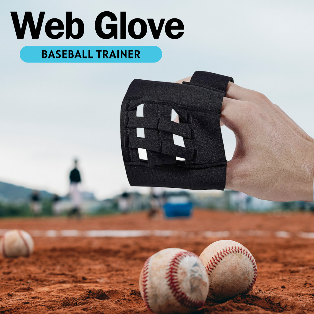 Web Glove for baseball and softball training