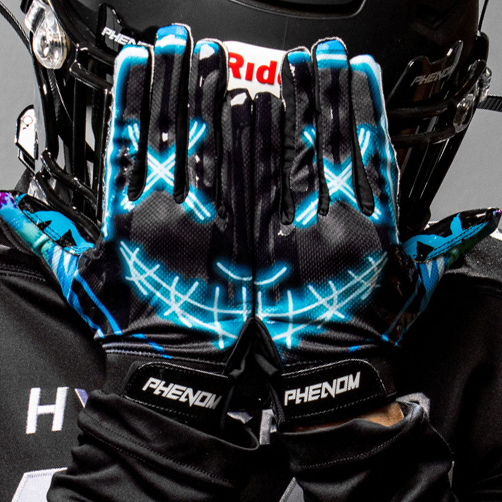 Phenom Elite AfterDark Football Gloves - VPS1 - HECOstix