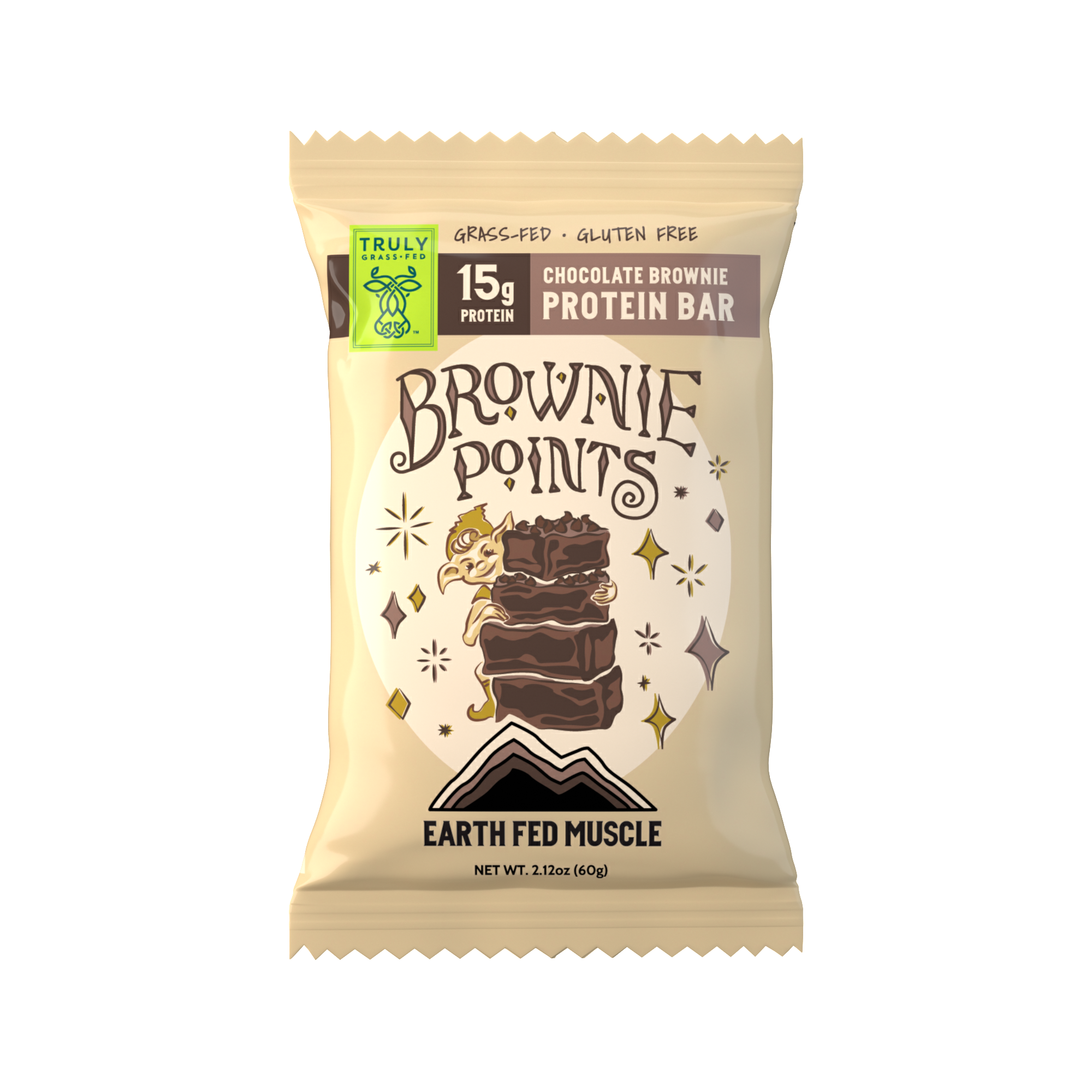 Chocolate Brownie Grass Fed Whey Protein Bars - HECOstix