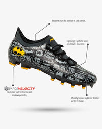 Batman Youth Football Cleats - Velocity 2.0 by Phenom Elite - HECOstix