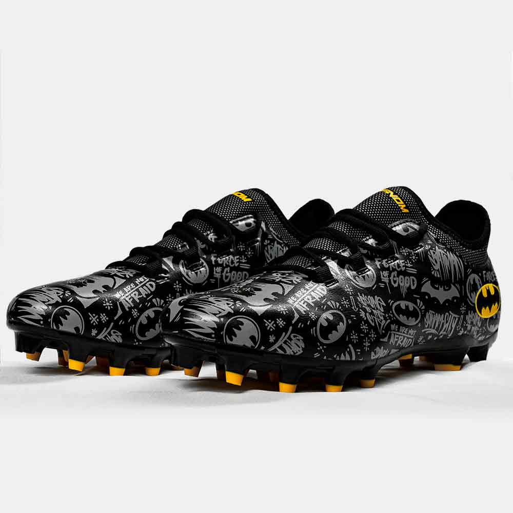 Batman Youth Football Cleats - Velocity 2.0 by Phenom Elite - HECOstix