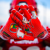 Knuckles the Echidna Football Gloves - VPS5 by Phenom Elite - HECOstix