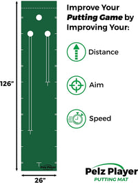 Pelz Player Putting Mat - HECOstix