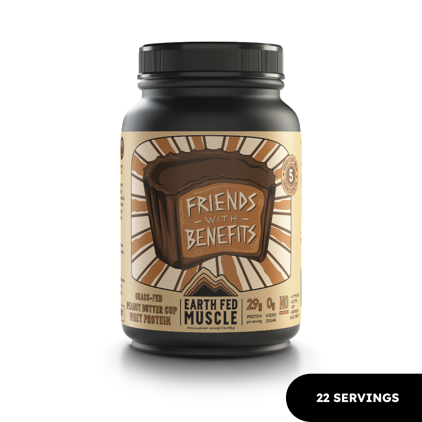 Power Couple (formerly known as Friends with Benefits) Peanut Butter Cup Grass-Fed Protein - HECOstix