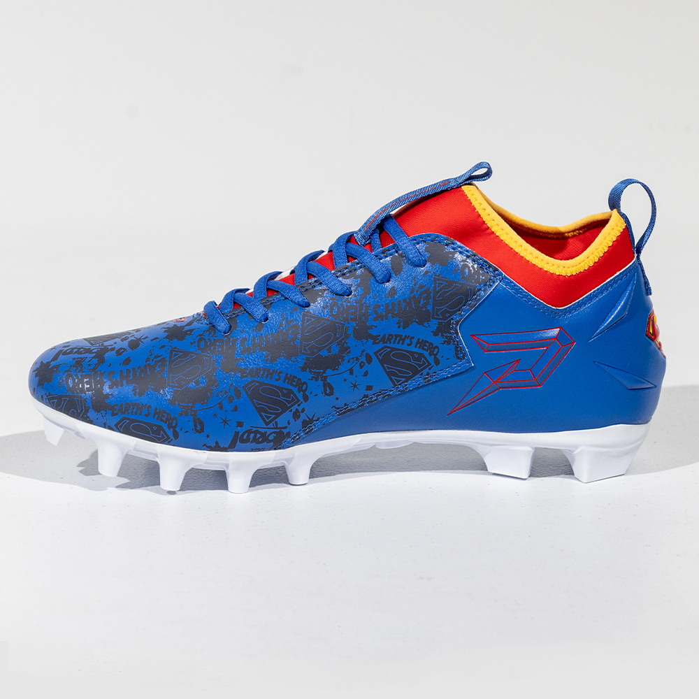 Superman Football Cleats - Quantum Speed by Phenom Elite - HECOstix