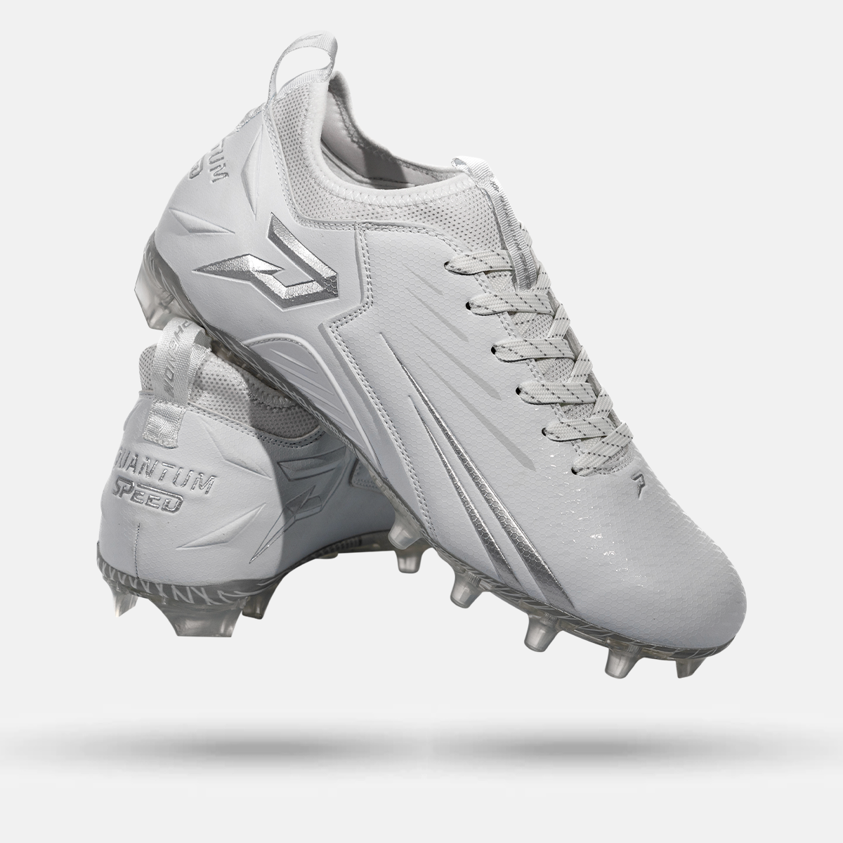 Quantum Speed: Football Cleats - White - HECOstix