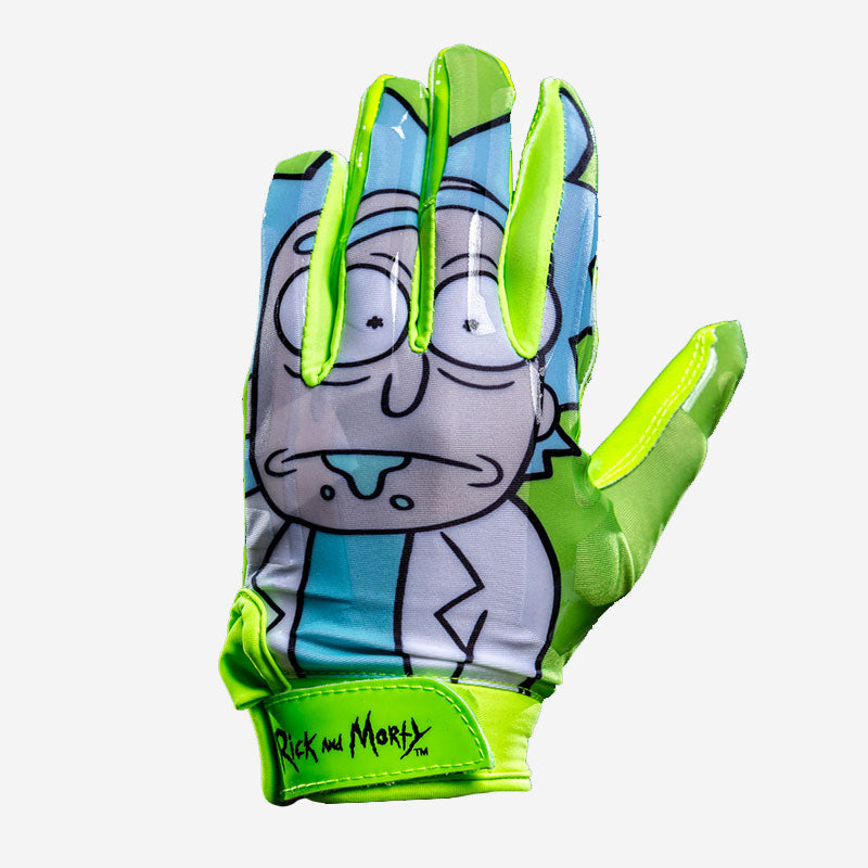 Rick and Morty Football Gloves - VPS1 by Phenom Elite - HECOstix