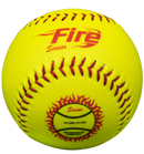 Fire Senior Slowpitch Softballs - 1 Dozen