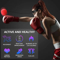 Head-Mounted Boxing Reflex Ball Training