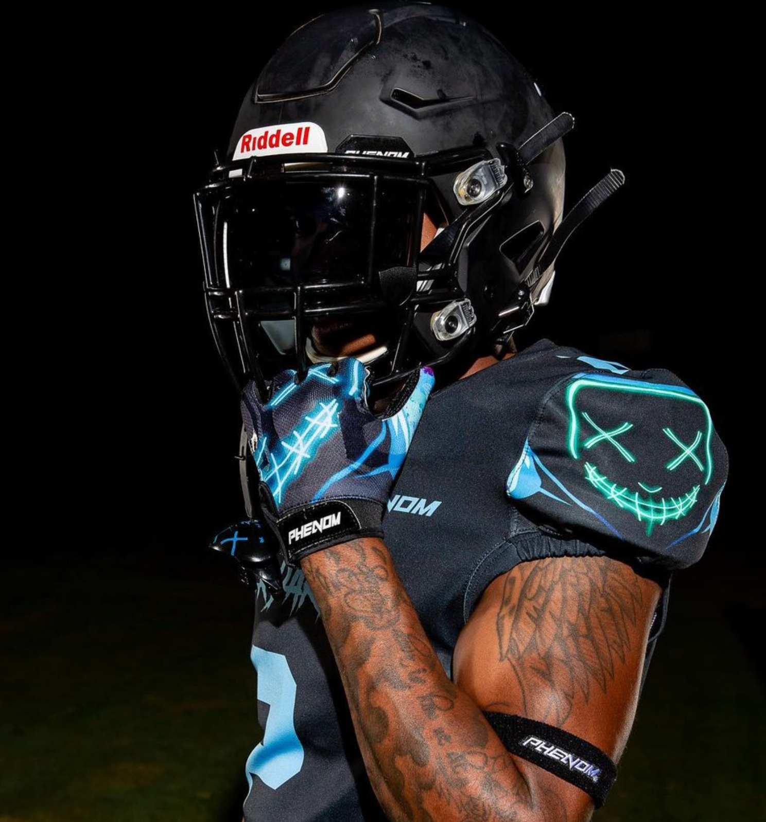 Phenom Elite AfterDark Football Gloves VPS1 HECOstix