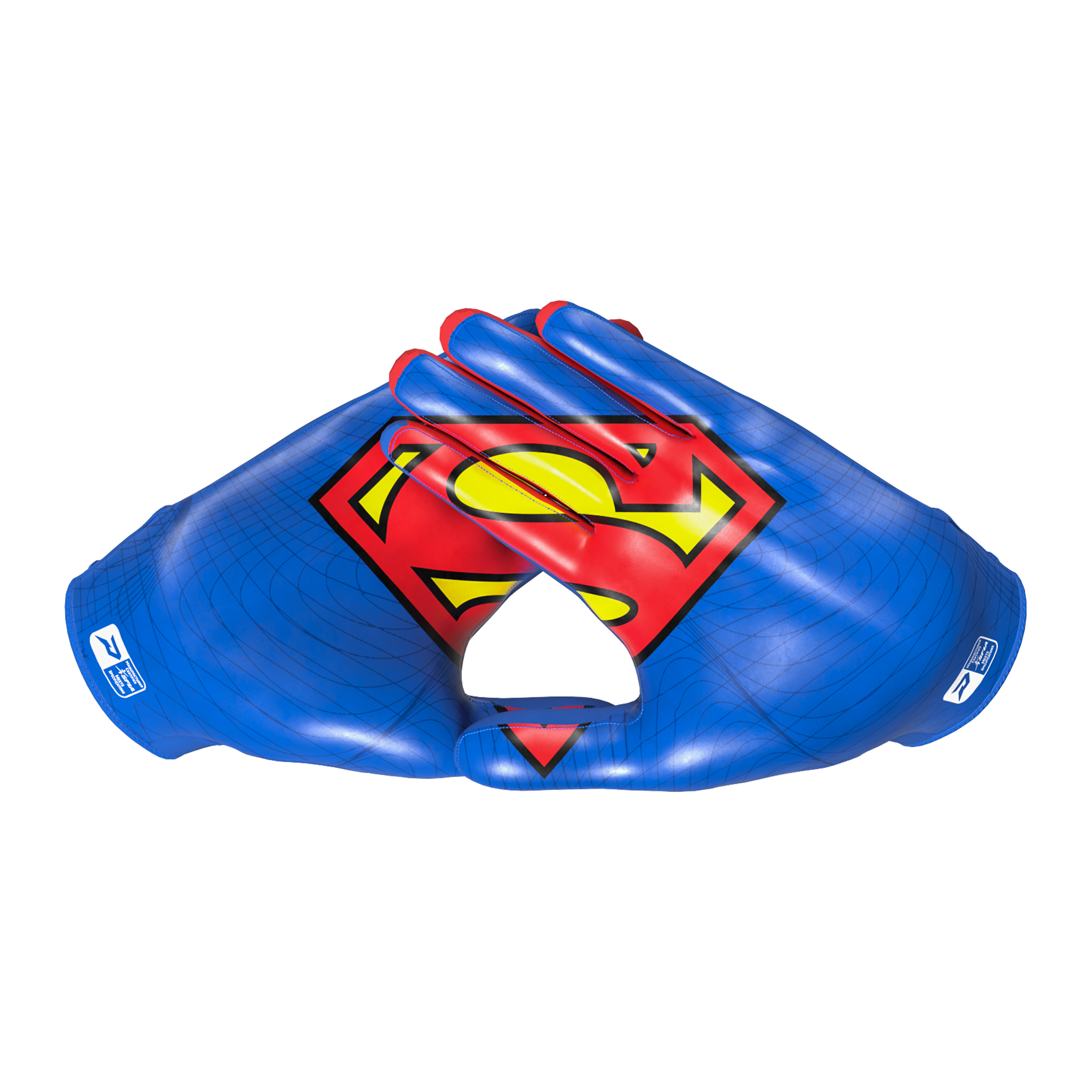 Superman Football Gloves - VPS5 by Phenom Elite - HECOstix