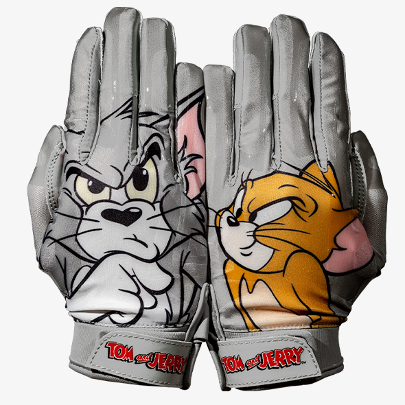 Tom and Jerry Football Gloves - VPS1 by Phenom Elite