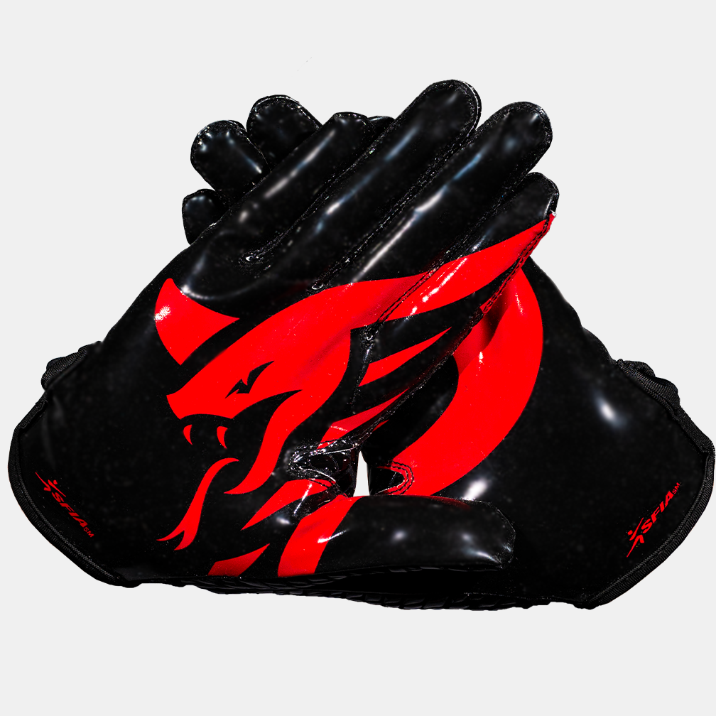 Phenom Elite Football Gloves - VPS4 - Black Cobra Skin - HECOstix