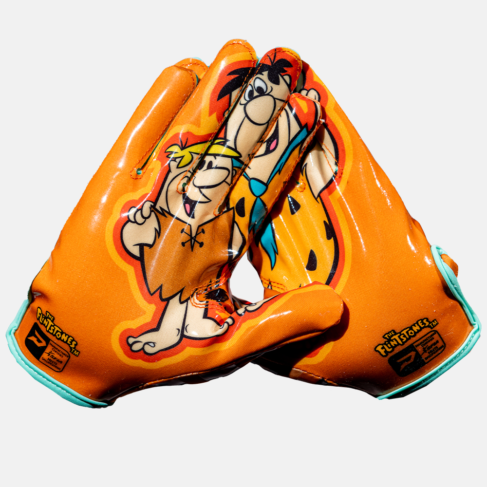 The Flintstones "Bedrock Blitz" Football Gloves - VPS5 by Phenom Elite - HECOstix