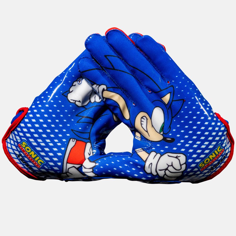 Sonic the Hedgehog Football Gloves - VPS5 by Phenom Elite