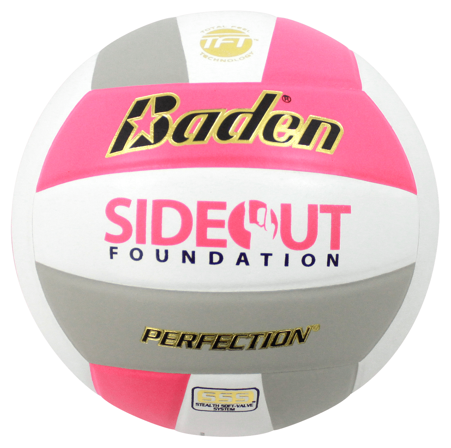 Perfection Dig Pink Leather Volleyball