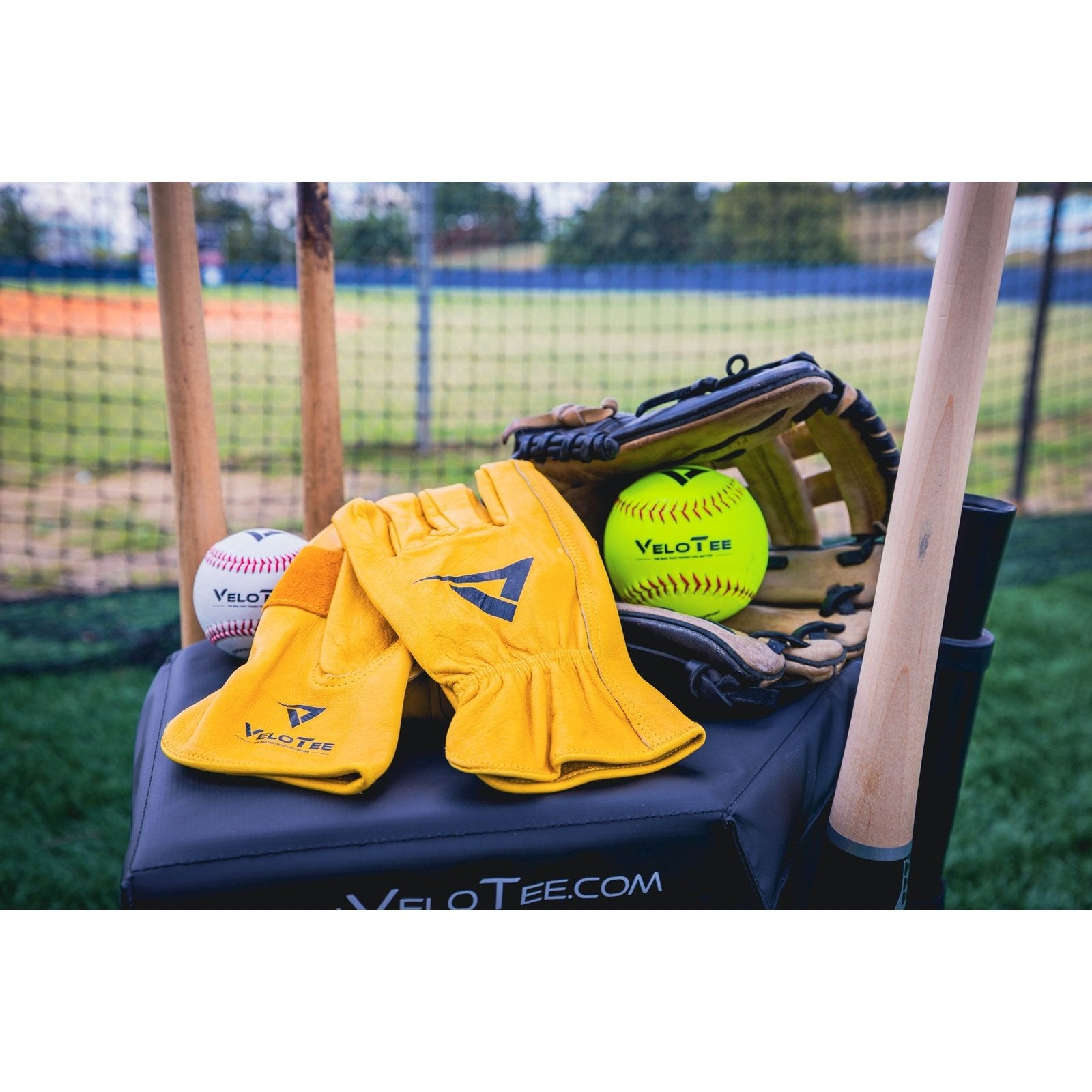 VeloTee "Yard Work" Baseball & Softball Batting Gloves