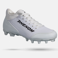 Velocity 3.0: Youth Football Cleats - White - HECOstix