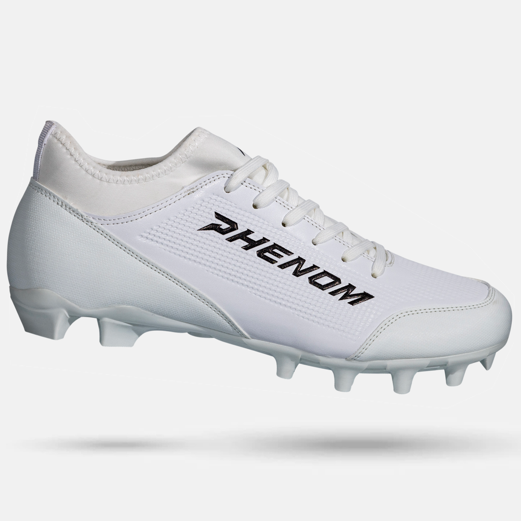 Velocity 3.0: Football Cleats - White - HECOstix