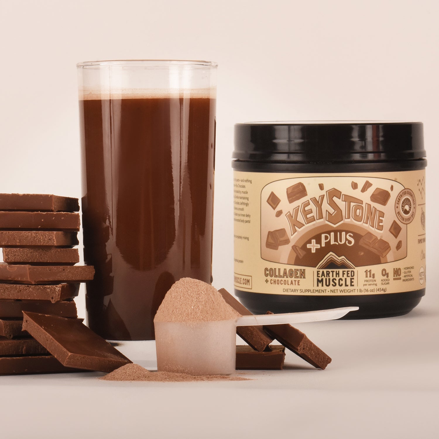 Keystone Plus Chocolate Collagen - HECOstix