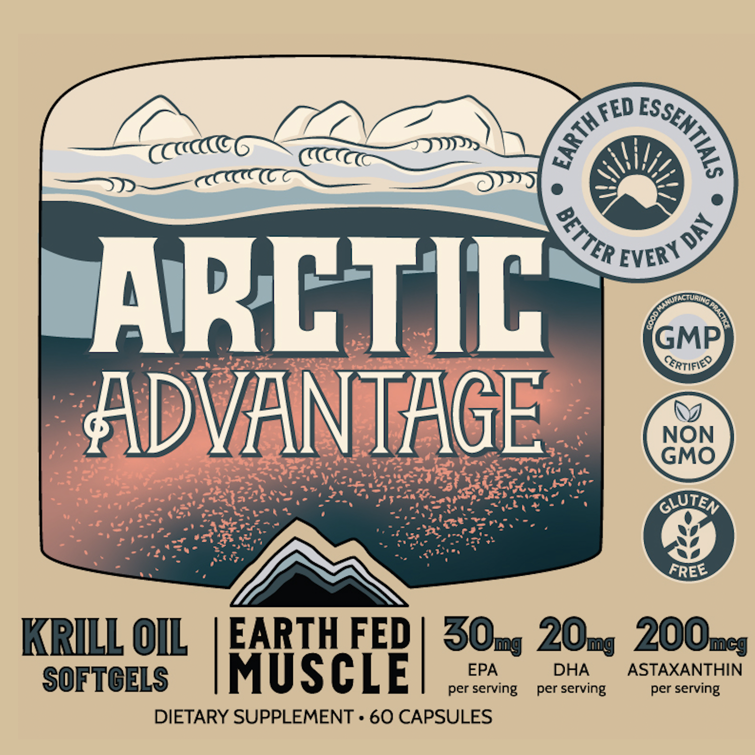 Arctic Advantage Krill Oil Softgels - HECOstix