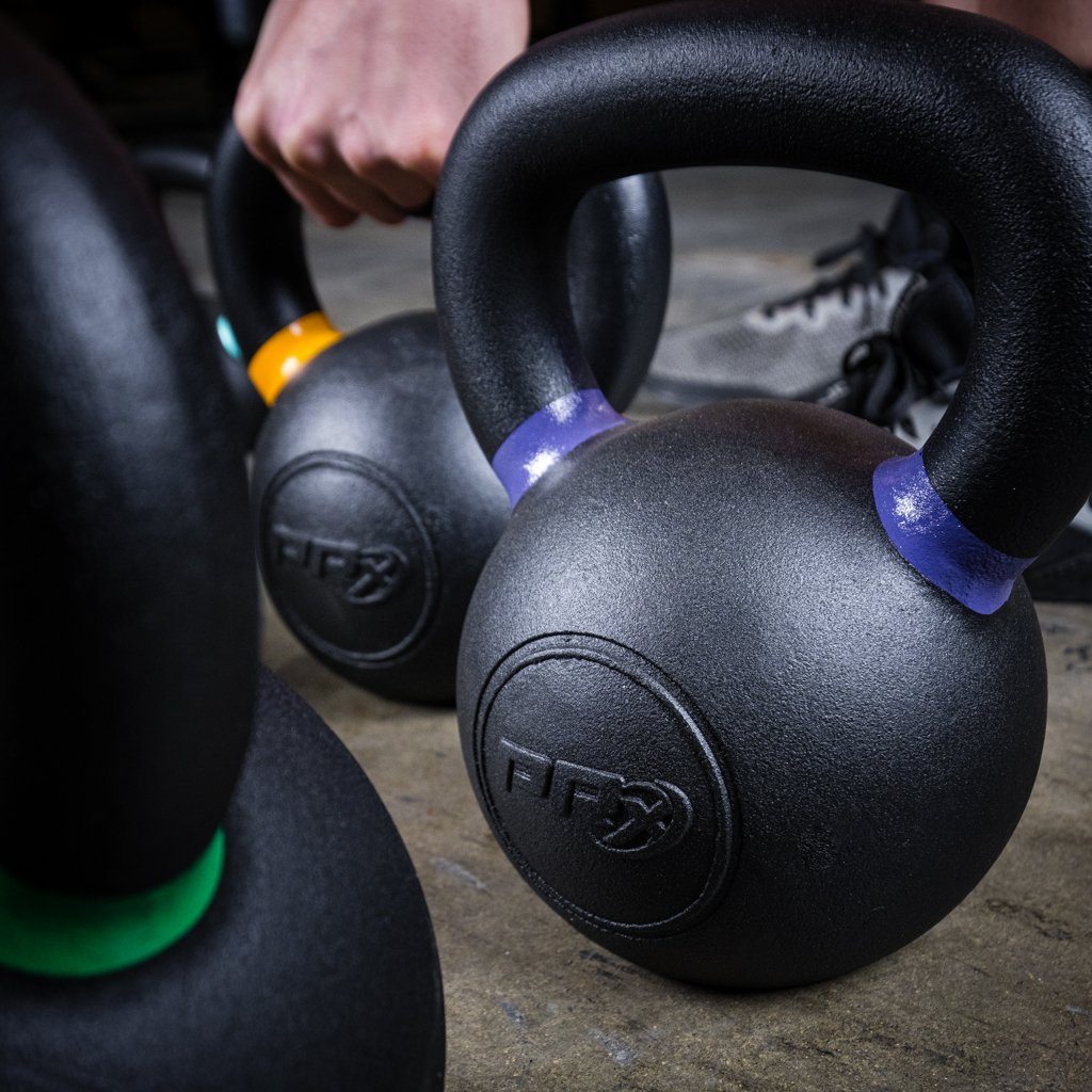 PRx Powder Coated Cast Iron Kettlebells