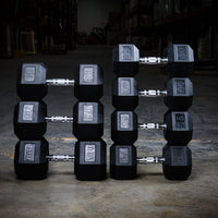 PRx Rubber Hex Dumbbells